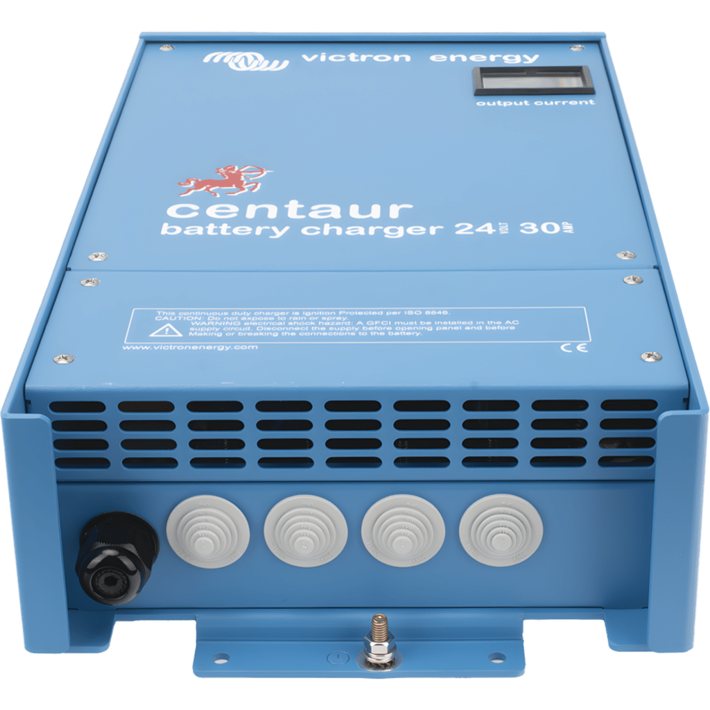 Centaur 24/30 / Cargador de Baterías 24V, 30A / Para Ambientes Marinos y Terrestres. / Bancos de 120 a 300 Ah