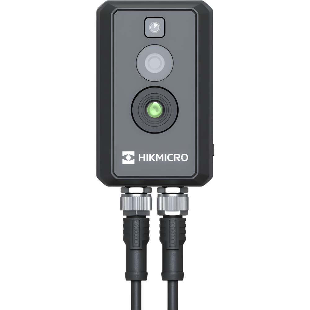 (HIKMICRO) Cubo IP Bi-Espectral / Térmica (256 X 192 / 3.6 mm) + Óptica (4 MP / 1.4 mm) / Rango: -20°C a 550°C / ±2°C Margen / PoE / IP67 / Ideal