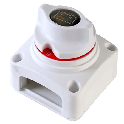 Interruptor Batería SEAFLO SFCBS-275-201 / 2 Posiciones / 275A DC Continuo / 1250A DC Arranque / 8-50V DC / Terminales Cobre / Montaje Empotrado o