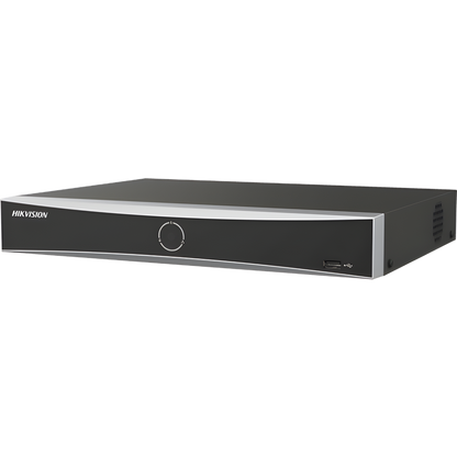 [Acusearch] NVR 12 Megapíxel (4K) / 4 canales IP / 4 Puertos PoE+ / Reconocimiento Facial / AcuSense (Evita Falsas Alarmas) / 1 Bahías de Disco Duro