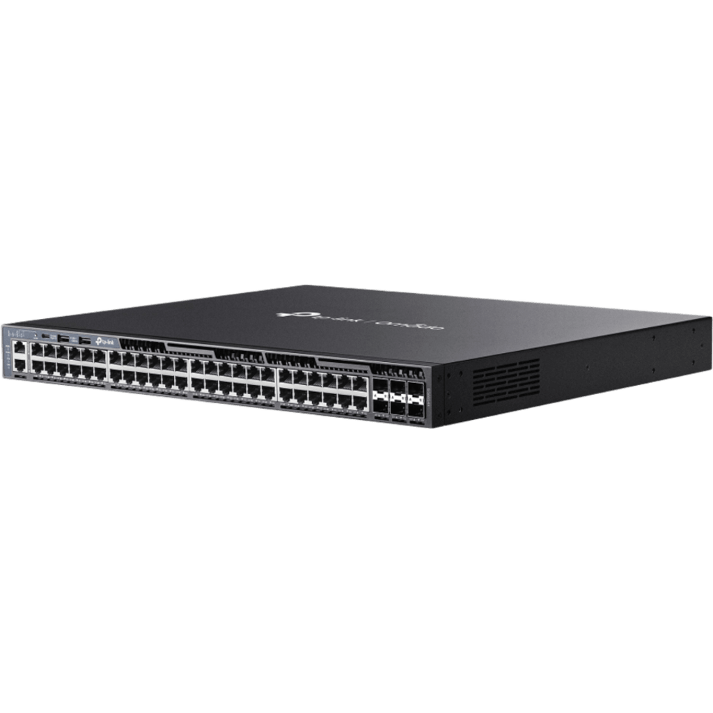 Switch Gestionable L3 Apilable / 48 Puertos Gigabit + 6 Slots 10G SFP+ / Capacidad 216 Gbps / Apilamiento Físico hasta 8 Unidades / Gestión Cloud