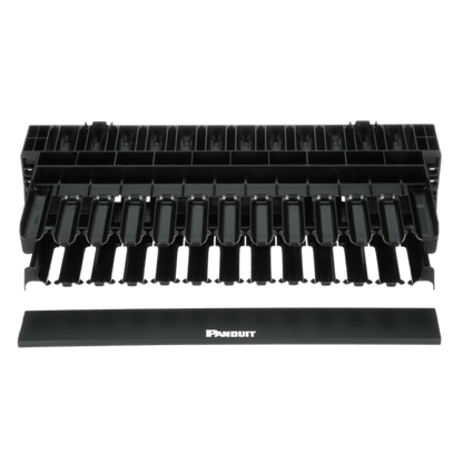 Organizador de Cables Horizontal NetManager, Doble (Frontal y Posterior), Para Rack de 19in, 2UR