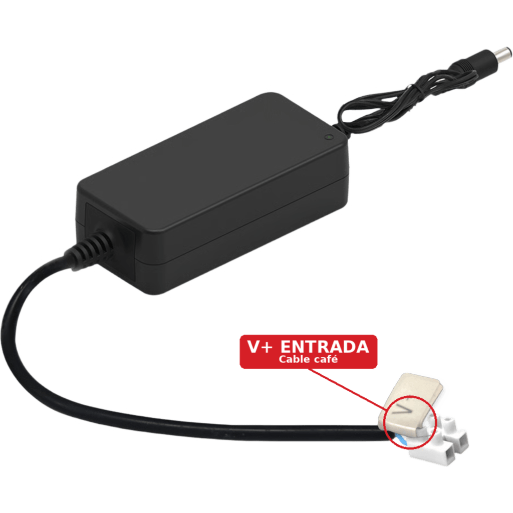 Regulador CC/CC | Entrada 15-30 Vcc | Salida 12 Vcc @ 3 A (36 W) | Protección contra Sobrecorriente y Cortocircuito | Conector tipo blok y Conector