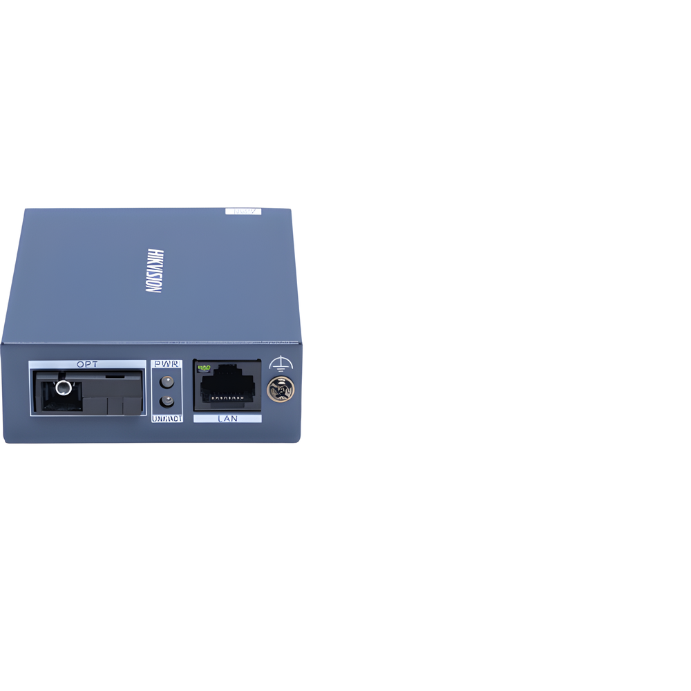 Transceptor Fibra Óptica Gigabit / Monofibra Monomodo / 3 km Distancia / 10/100/1000 Mbps RJ45 / SC / Metal Industrial / 4 kV Protección Rayos