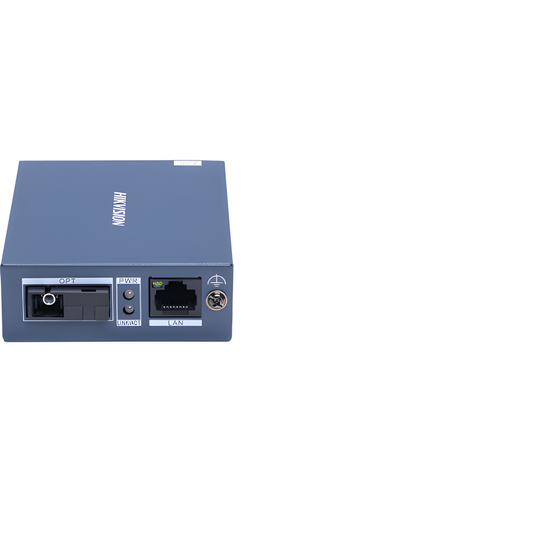 Transceptor Fibra Óptica Gigabit / Monofibra Monomodo / 3 km Distancia / 10/100/1000 Mbps RJ45 / SC / Metal Industrial / 4 kV Protección Rayos