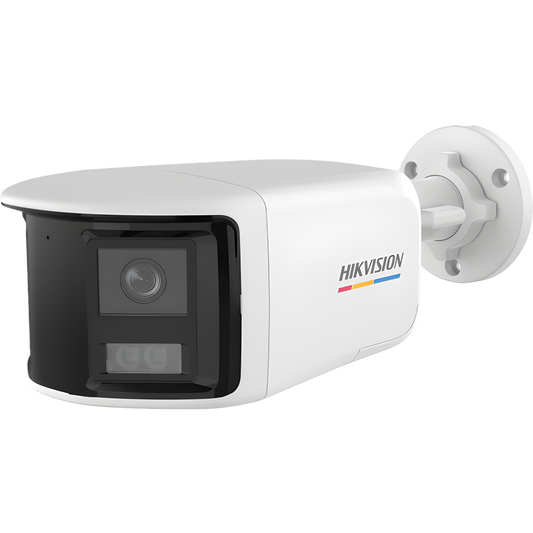 [ColorVu + Panoramica + Dual Light] Bala TURBOHD 3K (5 Megapixel) / Micrófono Integrado / Visión 180° / Imagen a Color 24/7 / 40 mts Luz Blanca + 40