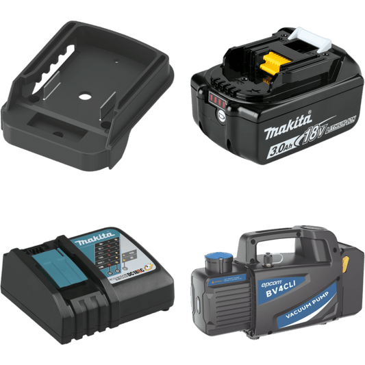 Portátil | Requiere Cargador DC18RC, Batería BL1830B y Adaptador CB-A2 | Autonomía de referencia 45-60 min ( batería de 4.0 Ah ) | Caudal 4 CFM |