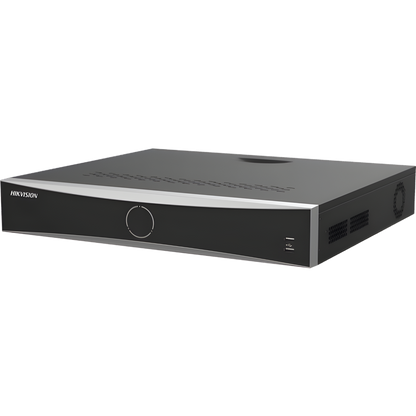 [Acusearch] NVR 12 Megapixel (4K) / 32 canales IP / 16 Puertos PoE+ / Reconocimiento Facial / AcuSense (Evita Falsas Alarmas) / 4 Bahías de Disco