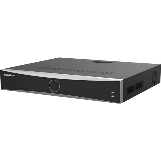 [Acusearch] NVR 12 Megapixel (4K) / 32 canales IP / 16 Puertos PoE+ / Reconocimiento Facial / AcuSense (Evita Falsas Alarmas) / 4 Bahías de Disco
