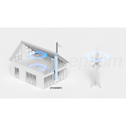 Kit Amplificador de Señal Celular 2G, 3G, 4G y 5G / Mejora llamadas convencionales y VoLTE / Amplifica señal de TELCEL, AT&T, MOVISTAR, BAIT,DiRi y