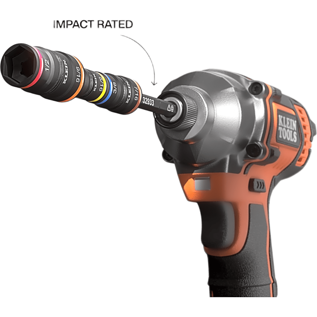 Desarmador de Impacto / 14 en 1 / Magneto de Tierras Raras / Almacenamiento Dual / Asistencia de Torque / Adaptador 7/8".