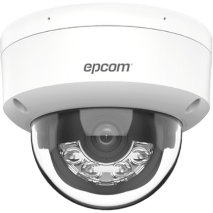 Domo IP 4 Megapixel / Lente 2.8 mm / 30 mts IR / WDR 120 dB / Exterior IP67 / Hik-Connect P2P / H.265+ / PoE / ONVIF