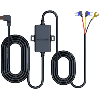 Convertidor Buck DC-DC / Entrada 12-24V DC / Salida 5V Type-C / Protección Baja Tensión 11.3V / Cable 3.4 m (11.2 ft) / Compatible con Dashcams