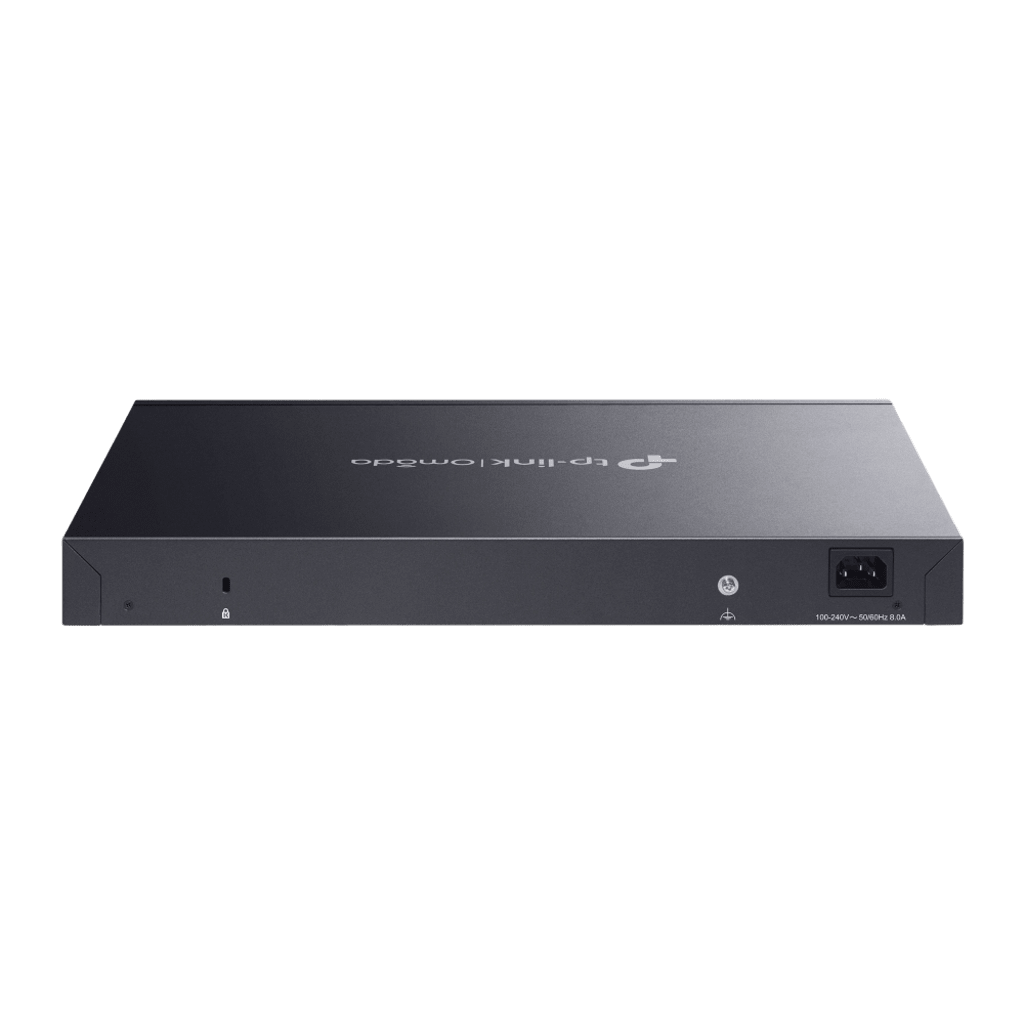 Switch L2+ Gestionado Omada / 24 Puertos Gigabit RJ45 + 4 Puertos 10G SFP+ / 16 Puertos PoE+ (30W) + 8 Puertos PoE++ (90W) / 128 Gbps Capacidad
