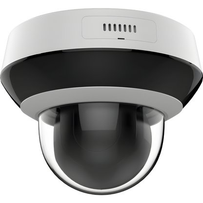 Mini Domo PTZ IP 6 Megapixel / 4X Zoom / Micrófono y Bocina Integrada / ACUSENSE / H.265+ / 20 mts IR EXIR / WDR / PoE / IK10 / IP66 / DarkFighter