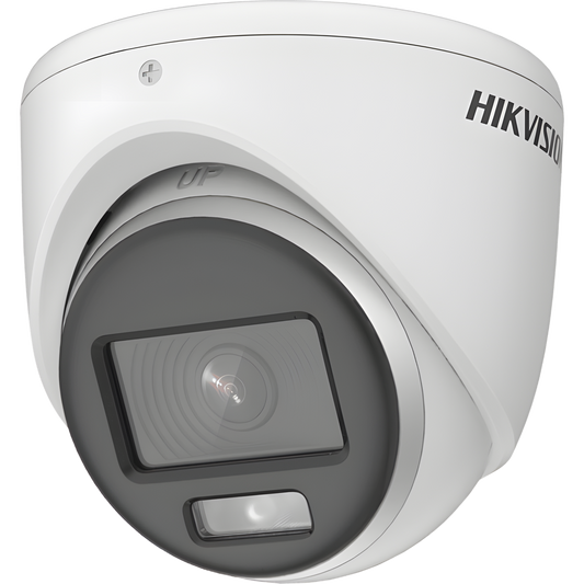 [ColorVu] Turret TURBOHD 2 Megapixel (1080p) / Imagen a Color 24/7 / Lente 2.8 mm / METAL / Luz Blanca 20 mts / Exterior IP67 / TVI-AHD-CVI-CVBS