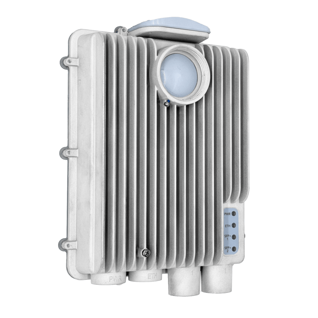 Radio Backhaul PTP, Antena integrada de 8 dBi, MIMO 4X4, 5.1 - 6.4 GHz, IP67, Velocidad hasta 3 Gbps, Adaptación automática al entorno, Monitoreo a
