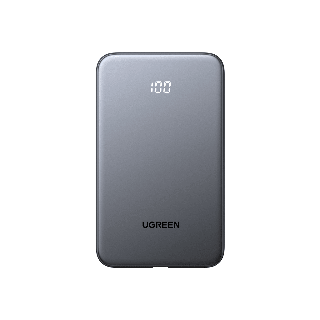 Power Bank 10000mAh con Cable Integrado 20W / Puerto USB-C PD3.0 PPS / Puerto USB-A SCP 22.5W / Batería Polímero Litio / Protecciones Múltiples