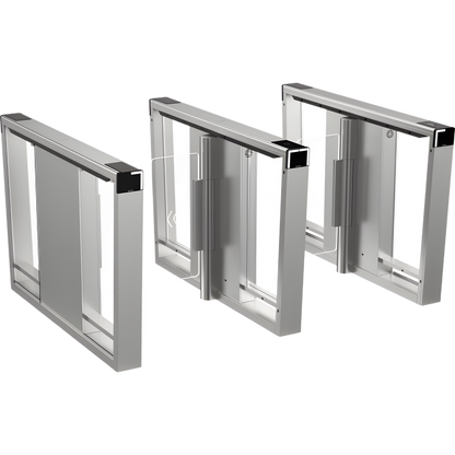 Torniquete Swing Central PREMIUM para Ampliar Carriles / Iluminación LED / Carril de 90 cms / Requiere Torniquetes Izquierdo y Derecho