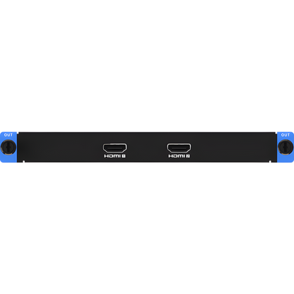 Tarjeta de Salida HDMI 4K 2 Canales / 4K60 / HDMI 2.0 / 8.84 MP por Puerto / 16 Capas Video Wall / Compatible Serie C66S