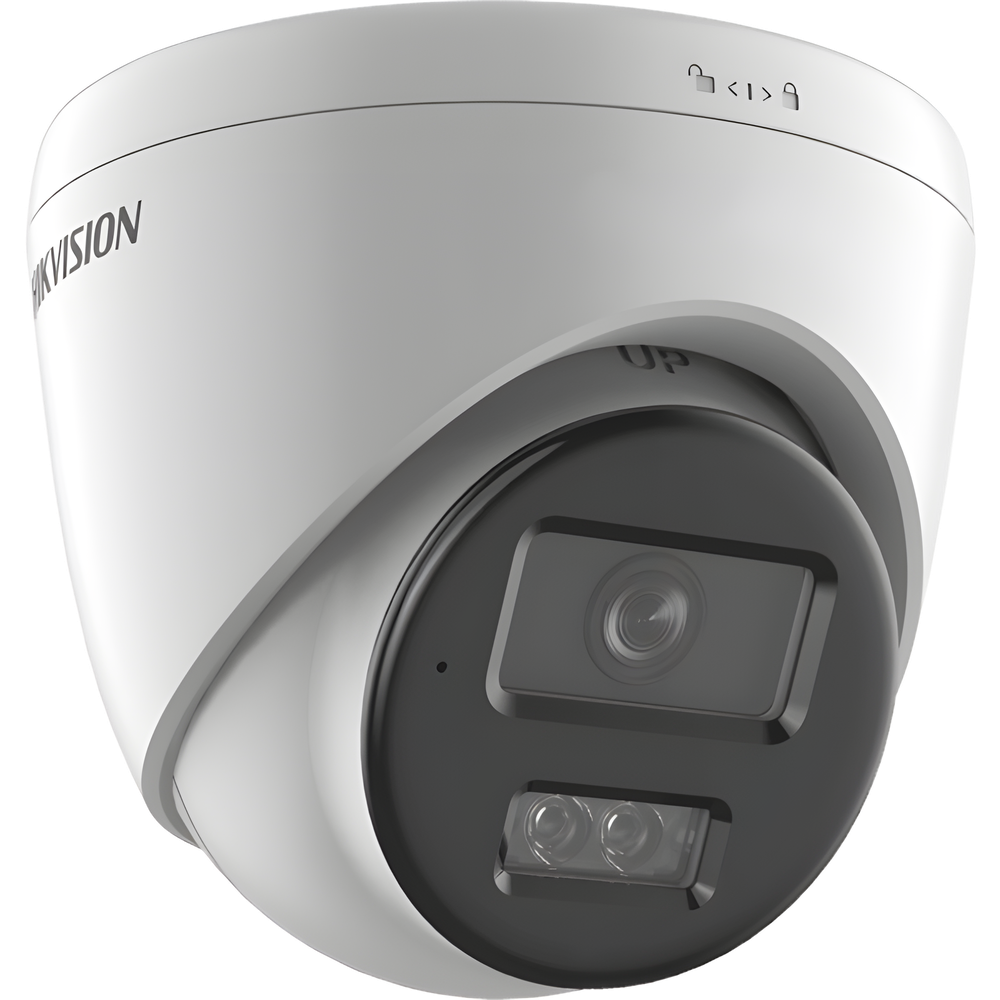 [Dual Light] Turret IP 6 Megapixel / Lente 2.8 mm / 30 mts IR + 30 mts Luz Blanca / Micrófono Integrado / ACUSENSE Lite / Exterior IP67 / H.265 / PoE