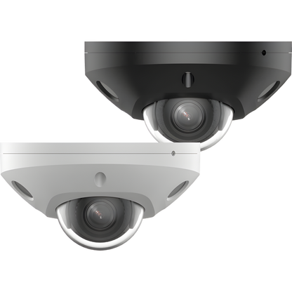 [Dual Light + 2 Micrófonos Integrados] Mini Domo IP 6 Megapixel / Lente 2.8 mm / 30 mts Luz Blanca + 30 mts IR / ACUSENSE / Exterior IP67 / IK8 / WDR