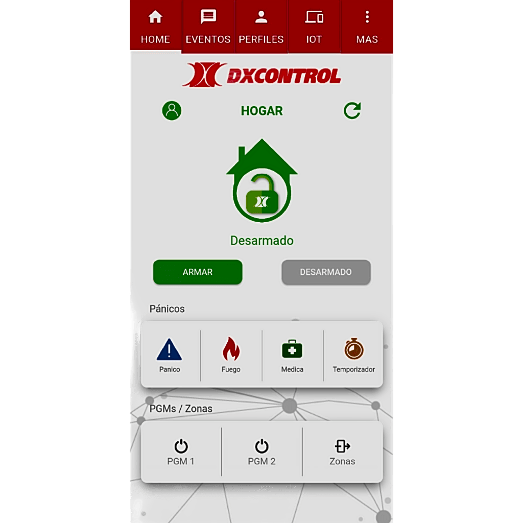 Comunicador Universal DX FULL WIFI / Control Total de Panel de Alarma / Activación Salidas Domóticas / Notificaciones PUSH / Programación Web
