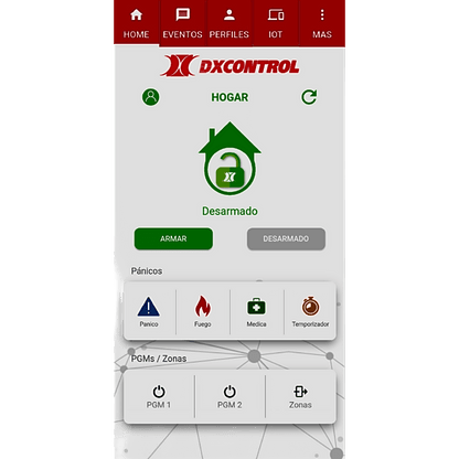 Comunicador Universal DX FULL WIFI / Control Total de Panel de Alarma / Activación Salidas Domóticas / Notificaciones PUSH / Programación Web