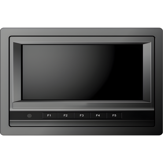 Monitor Táctil (Touch) y Botones de 7" LCD / Compatible con DVR Móvil HIKVISION / Conector Tipo Aviación