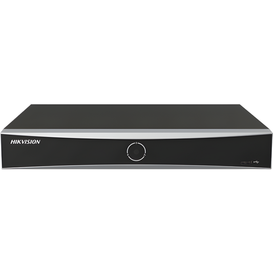 [Acusearch] NVR 12 Megapíxel (4K) / 8 canales IP / 8 Puertos PoE+ / Reconocimiento Facial / AcuSense (Evita Falsas Alarmas) / 1 Bahías de Disco Duro