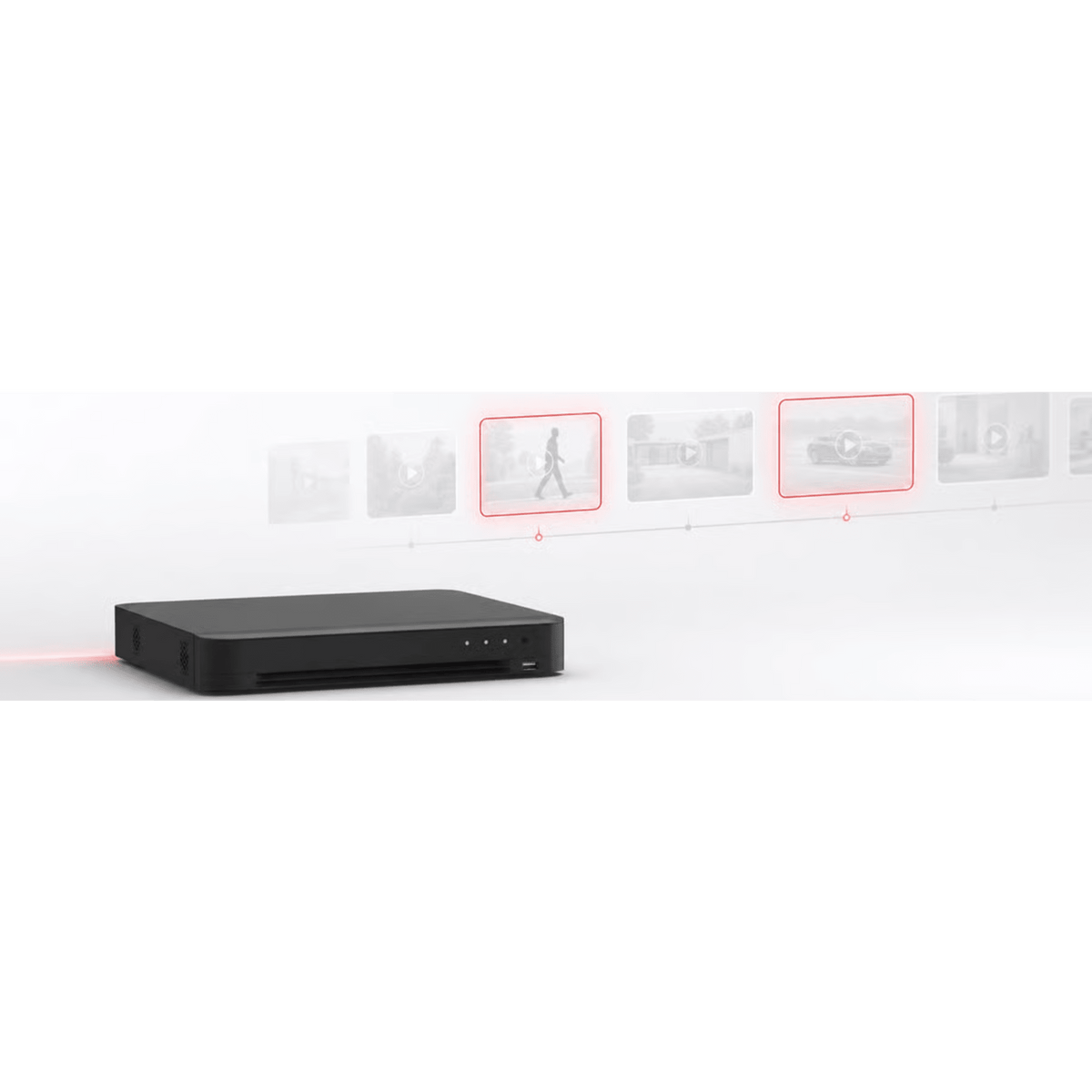DVR 4 Canales TURBOHD + 4 Canales IP / 8 Megapixel (4K) / Audio Bidireccional / GUANLAN / Reconocimiento Facial / ACUSEARCH / 1 Bahia de Disco Duro