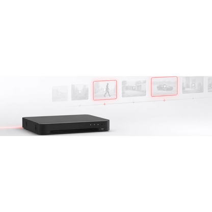 DVR 4 Canales TURBOHD + 4 Canales IP / 8 Megapixel (4K) / Audio Bidireccional / GUANLAN / Reconocimiento Facial / ACUSEARCH / 1 Bahia de Disco Duro