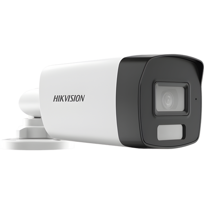 [Dual Light + ColorVu] Bala TURBOHD 3K (5 Megapixel) / Lente 2.8 mm / 40 mts IR + 40 mts Luz Blanca / Gran Angular 104.5° / Exterior IP67 / Micrófono