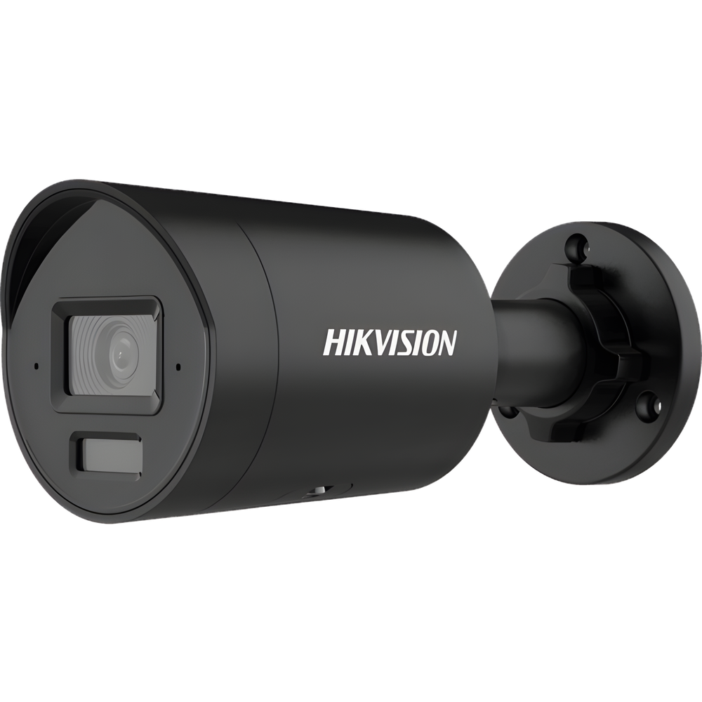 [Dual Light + 2 Micrófonos Integrados] Bala IP 4 Megapixel / Color Negro / Lente 2.8 mm / 40 mts Luz Blanca + 40 mts IR / ACUSENSE / Exterior IP67