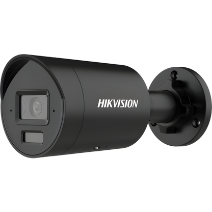 [Dual Light + 2 Micrófonos Integrados] Bala IP 4 Megapixel / Color Negro / Lente 2.8 mm / 40 mts Luz Blanca + 40 mts IR / ACUSENSE / Exterior IP67