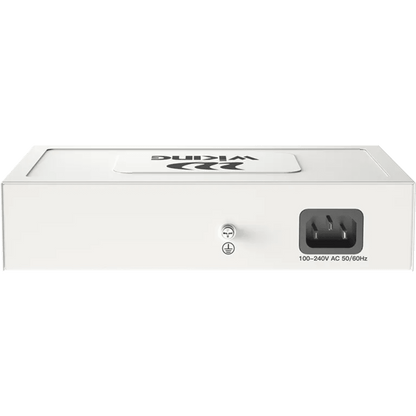 Switch no administrable PoE / Con 8 puertos 10/100 Mbps PoE af/at / 2 Puertos Ethernet 10/100 Mbps / Presupuesto 76 W / PoE hasta 250 metros
