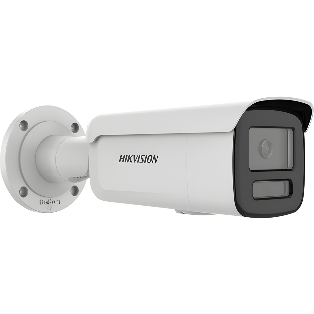 [Dual Light + ColorVu 3.0 + HikAI] Bala IP 6 Megapixel / Lente 4 mm / 60 mts IR + Luz Blanca / Exterior IP67 / WDR 130 dB / ACUSENSE 3.0 / Metal