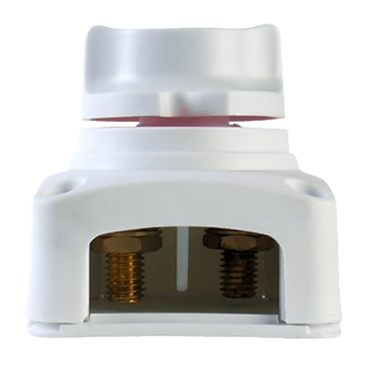 Interruptor Batería SEAFLO SFCBS-275-201 / 2 Posiciones / 275A DC Continuo / 1250A DC Arranque / 8-50V DC / Terminales Cobre / Montaje Empotrado o