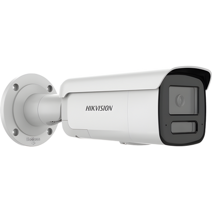 [Dual Light + ColorVu 3.0 + HikAI] Bala IP 6 Megapixel / Lente 4 mm / 60 mts IR + Luz Blanca / Exterior IP67 / Estrobo Luz Blanca / WDR 130 dB
