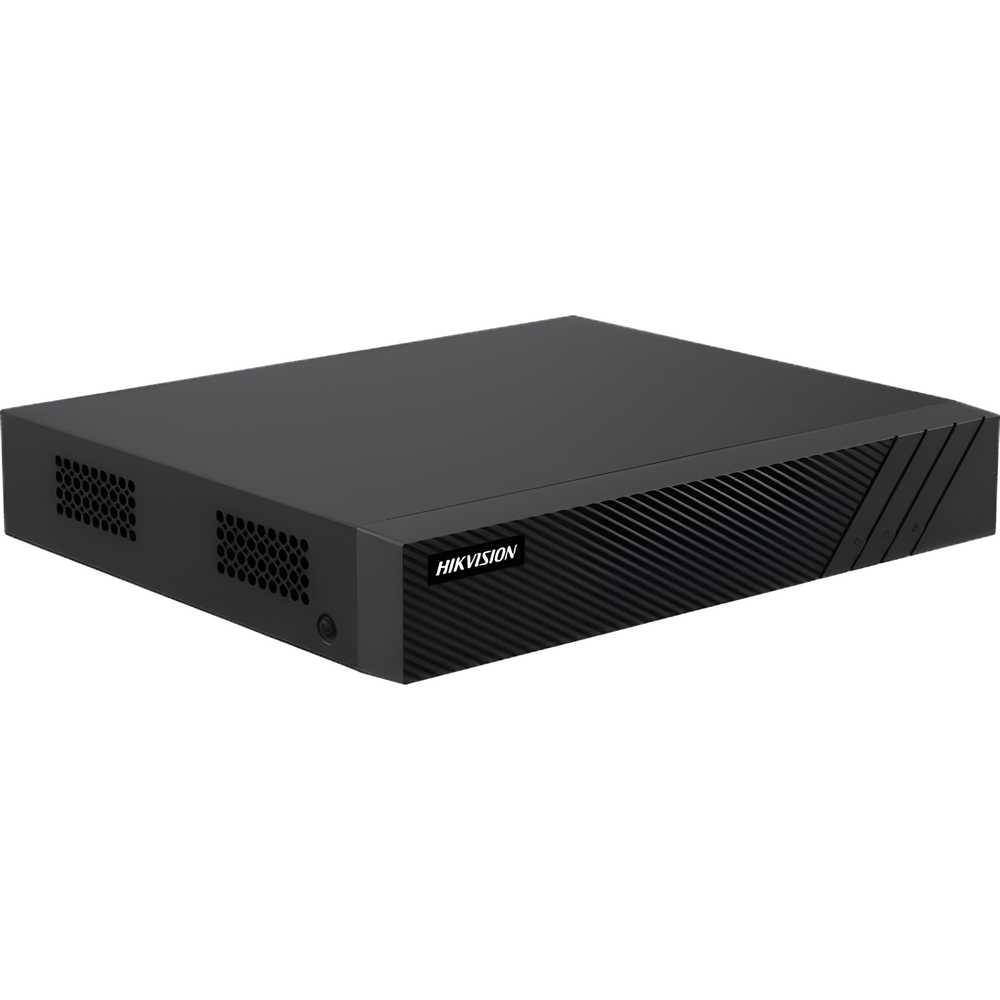 NVR 8 Megapixel (4K) (Compatible con Cámaras ACUSENSE) / 4 canales IP / 4 Puertos PoE+ / 1 Bahía de Disco Duro / Salida de Vídeo en 4K / 300 Metros