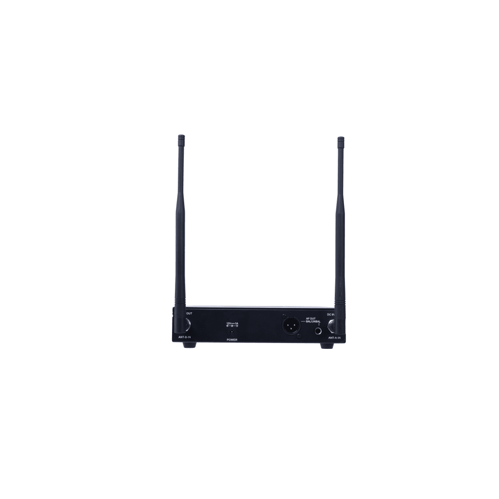 Receptor Inalámbrico Un Canal EP-591U | Transmisión Digital U-Band 540-690 MHz | Modulación PI/4-DQPSK | Pantalla TFT-LCD 2.2" | Salida Balanceada y