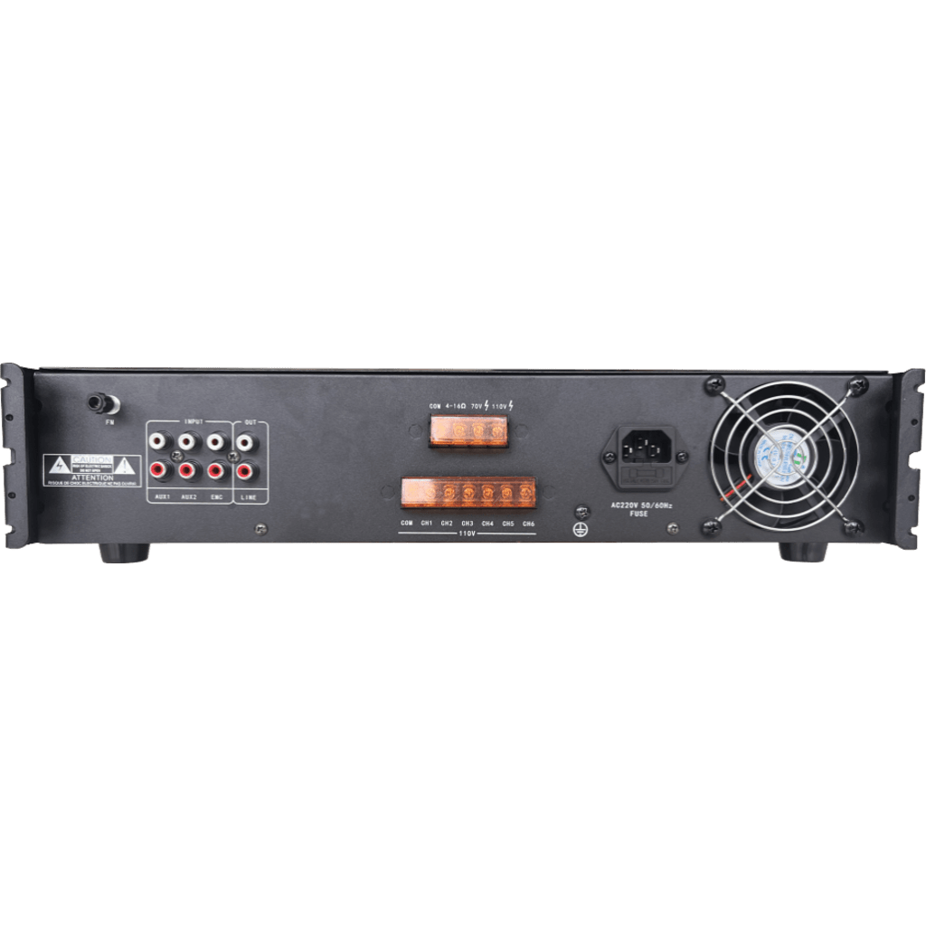 Kit de amplificador de Audio + Micrófono | Voceo | Música ambiental | 120 watts