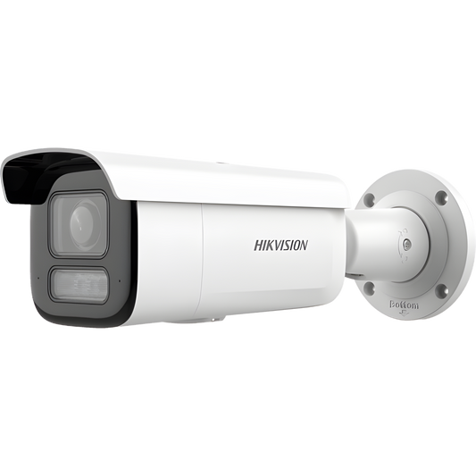 [Dual Light + 2 Micrófonos Integrados] Bala IP 8 Megapixel (4K) / Lente Motorizado 2.8-12 mm / 60 m Luz Blanca + 60 m IR / AcuSense / Exterior IP67