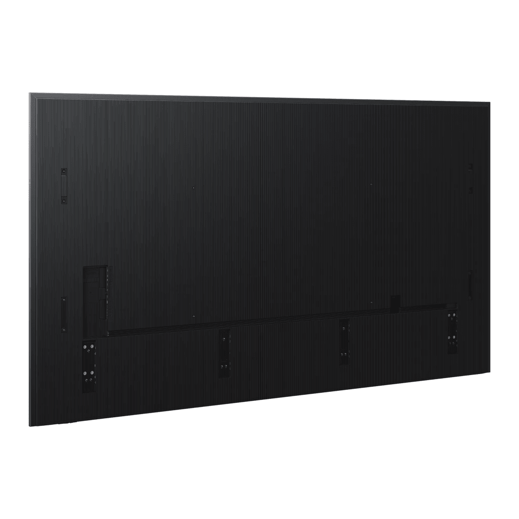 Pantalla Profesional Neo QLED 115" Resolucion 4K / Panel VA / Brillo 1,000 nit / Dimensiones 2.56m largo x 1.46 m de alto / Uso 24/7 / HDMI 2.1