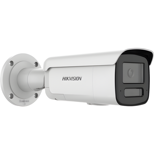 [Dual Light + ColorVu 3.0 + HikAI] Bala IP 4 Megapixel / Lente 4 mm / 60 mts IR + Luz Blanca / Exterior IP67 / Estrobo Luz Blanca / WDR 130 dB