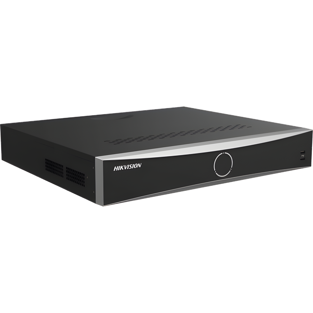[Acusearch] NVR 12 Megapixel (4K) / 32 canales IP / 16 Puertos PoE+ / Reconocimiento Facial / AcuSense (Evita Falsas Alarmas) / 4 Bahías de Disco