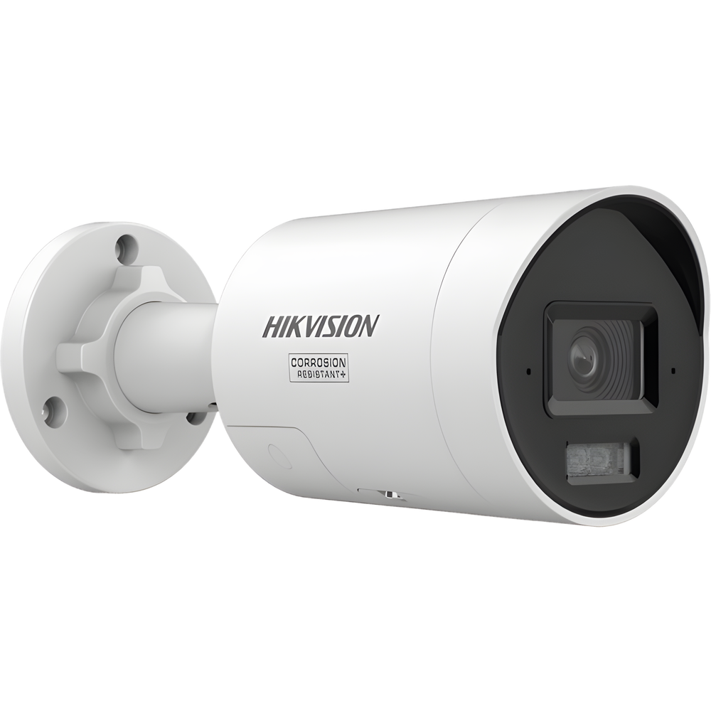 [Dual Light + ColorVu 3.0 + HikAI] Bala IP 4 Megapixel / Lente 2.8 mm / 40 mts IR + Luz Blanca / 2 Microfonos Integrados / Exterior IP67 / Estrobo