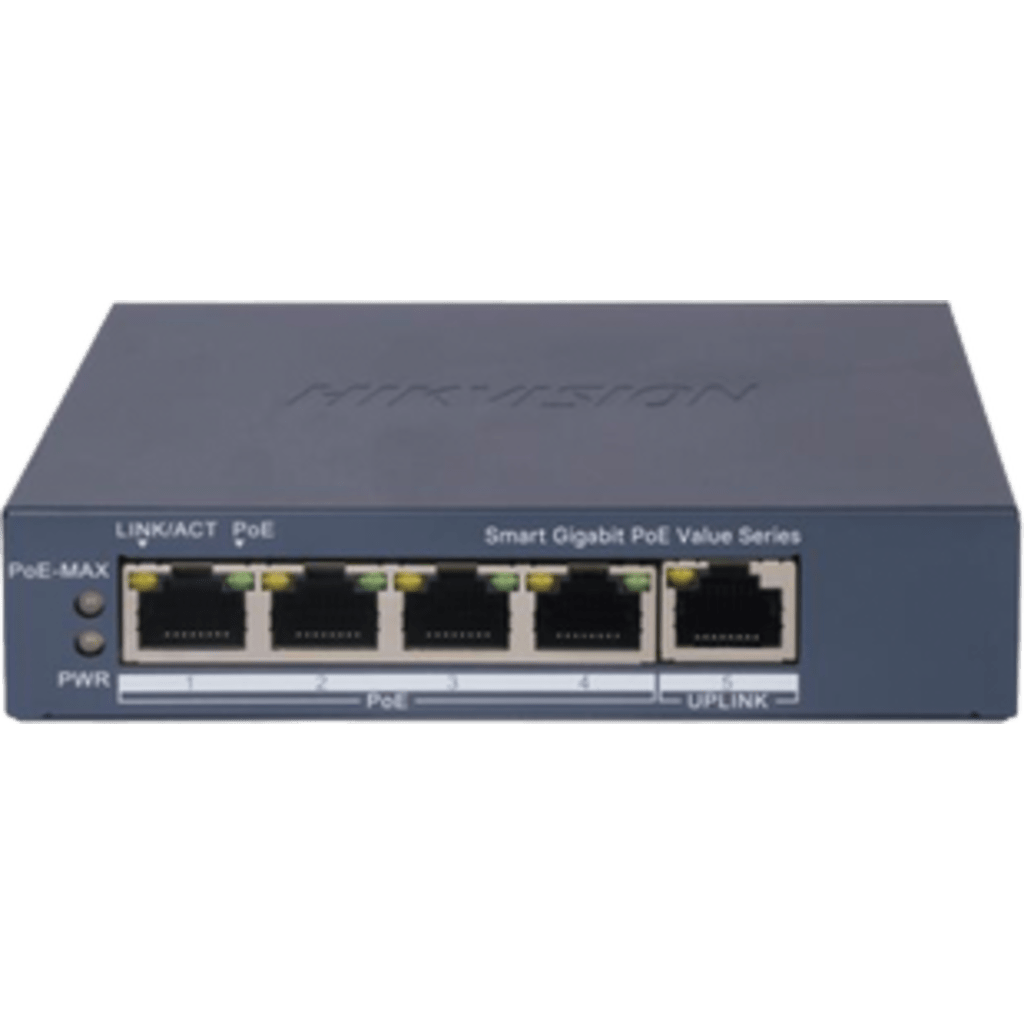Kit de Videoportero IP + Switch PoE Estándar con llamada a App de Smartphone (HikConnect) / Apertura con tarjeta MIFARE / Frente de calle IP65