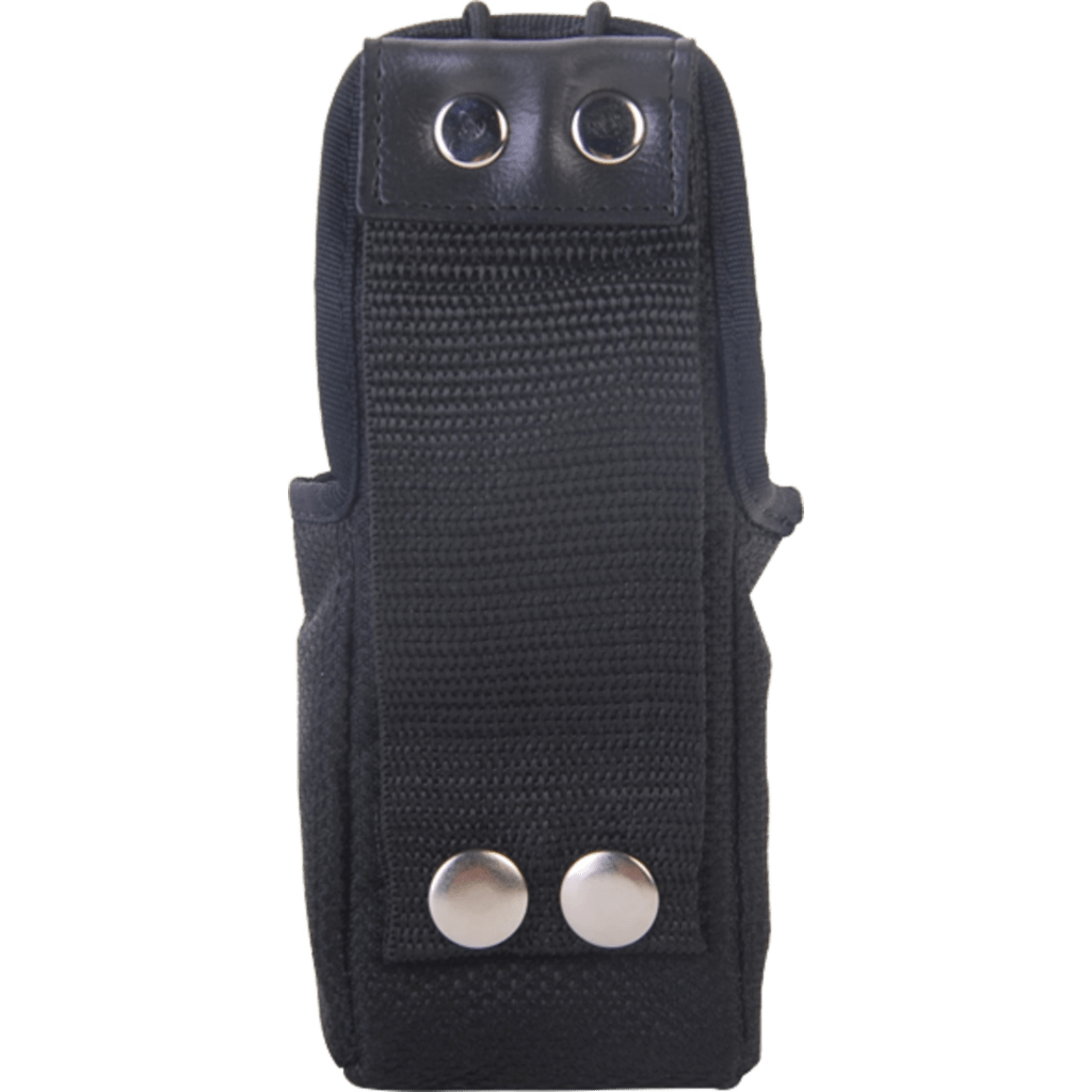 Funda para Radio Portátil / Nylon con Presilla para Cinto / Correa Ajustable con Broche de Presión / Compatible Motorola P110, GP300, Kenwood e Icom