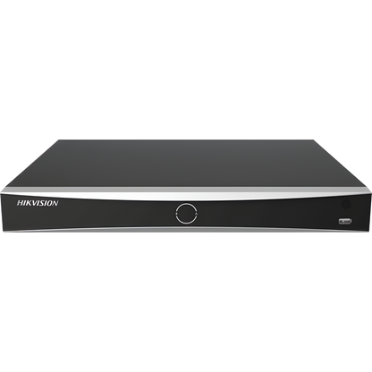 [AcuSeek] NVR 12 Megapixel (4K) / 32 canales IP / 16 Puertos PoE+ / Recocimiento Facial / AcuSense (Evita Falsas Alarmas) / 2 Bahías de Disco Duro